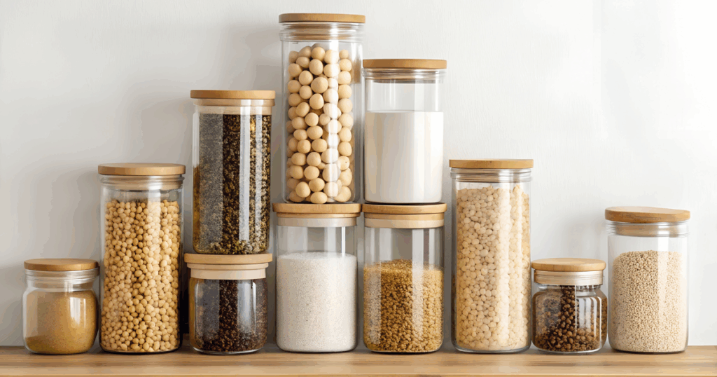 dry goods pantry staples