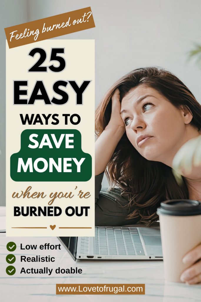 save money when burned out pin