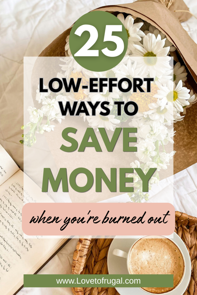 save money when burned out pin